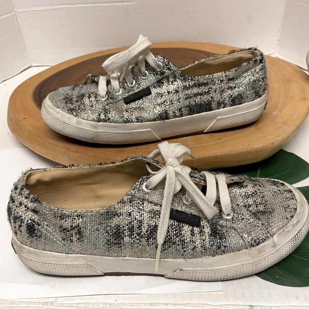 Superga X Man Repellent Metallic Threads Sneakers